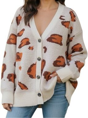 **NWT** Umgee Button-Front Cardigan Oversized